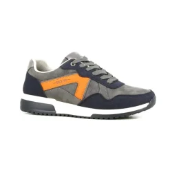 Baskets Homme Gris et Noir en Synthétique - Tige Basse* Best