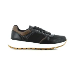 Baskets Homme Noir et Marron en Synthétique - Tige Basse* Best