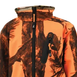 Blouson enfant Softshell Ghostcamo 3 poches polyester 6 à 16 ans*Percussion