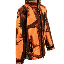 Blouson enfant Softshell Ghostcamo 3 poches polyester 6 à 16 ans*Percussion