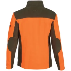 Blouson Polaire Brodé polyester kaki orange taille M à 4XL*Percussion Hot