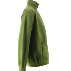 Blouson polaire broderie canard 2 poches polyester kaki M à 3XL* Outlet