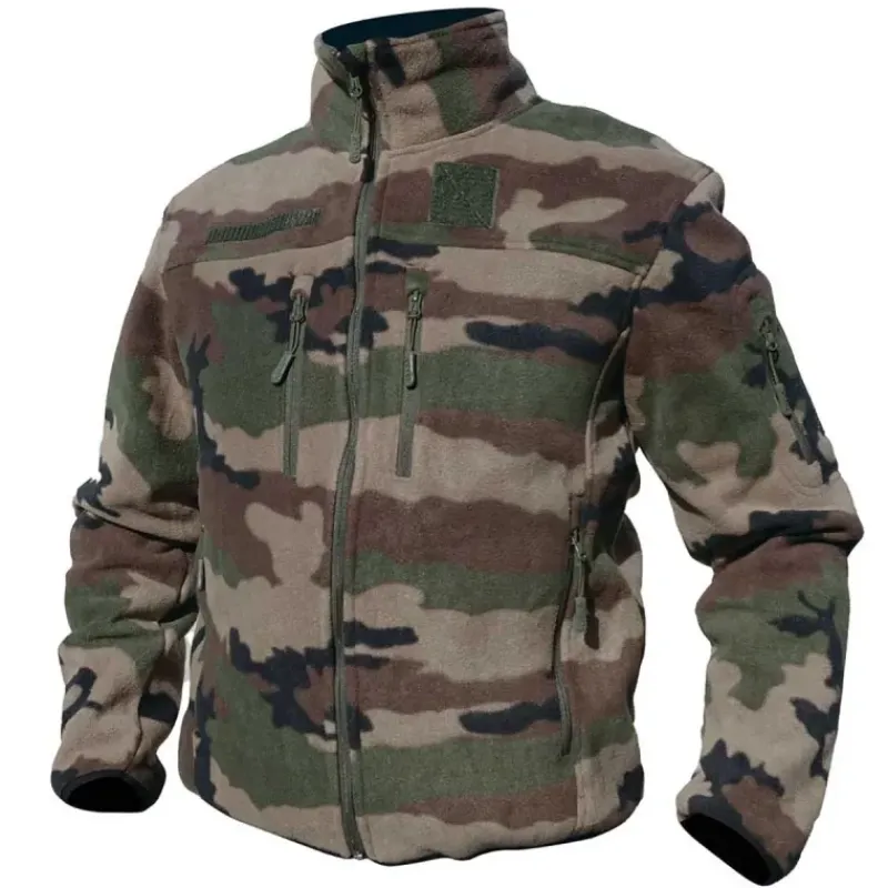 Blouson polaire homme Camo - Col montant - 390 g/m² - DCA France* Sale