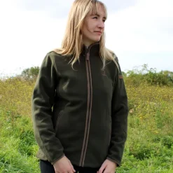 Blouson Scotland femme 4 poches zip polaire polyester kaki S à XL*Percussion Sale