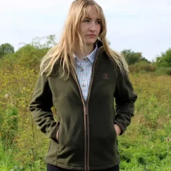 Blouson Scotland femme 4 poches zip polaire polyester kaki S à XL*Percussion Sale