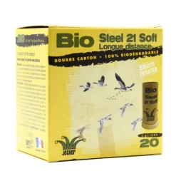 Boite de 25 cartouches Bio Steel acier étamé 21g calibre 20-70*Jocker Hot