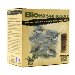 Boite de 25 cartouches Bio Steel bourre biodégradable 12/70 29g*Jocker Online