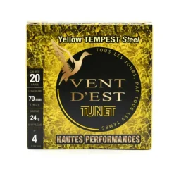 Boite de 25 cartouches BJ 20/70 vent d'est yellow tempest 400m/s*TUNET New