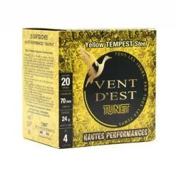 Boite de 25 cartouches BJ 20/70 vent d'est yellow tempest 400m/s*TUNET New
