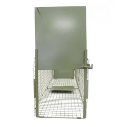 Boîte à fauves pliable 2 entrées maille carrée 100x25x30cm* Online