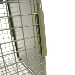 Boîte à fauves pliable 2 entrées maille carrée 100x25x30cm* Online