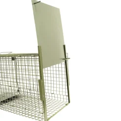 Boîte à fauves pliable 2 entrées maille carrée 100x30x35cm* Discount