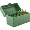 Boîte de rangement 50 munitions 9,7x8,5x15,2cm* Discount