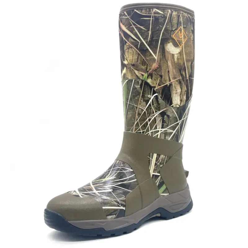 Bottes camo roseaux caoutchouc doublure jersey 5mm*TeamWood Discount