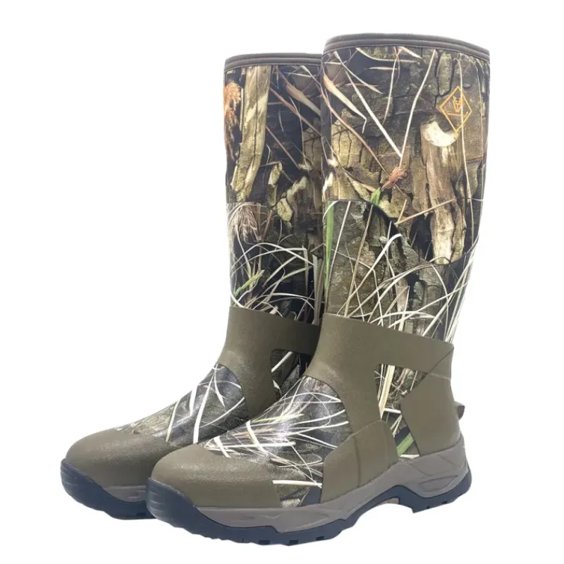 Bottes camo roseaux caoutchouc doublure jersey 5mm*TeamWood Discount