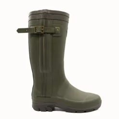 Bottes de chasse Alaska soufflet Zip caoutchouc kaki 39 à 47*TeamWood