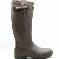 Bottes full zip Rambouillet caoutchouc marron 37 à 47*Percussion New