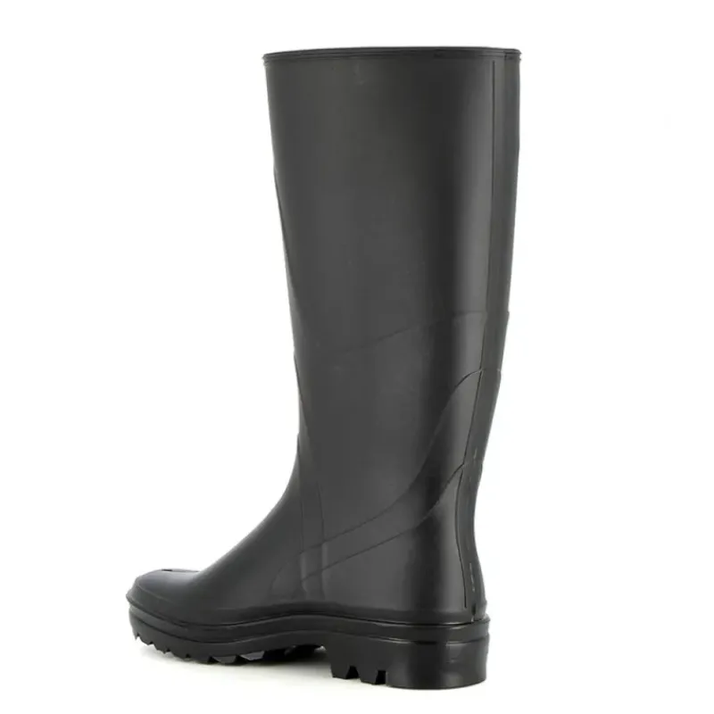 Bottes Kraft PVC recyclable doublure jersey noir 36 à 47*Baudou Hot