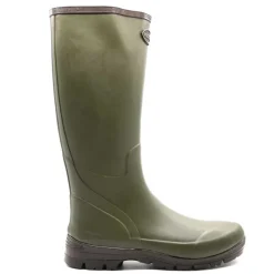 Bottes Marly antidérapantes caoutchouc naturel kaki 37 à 48*Percussion