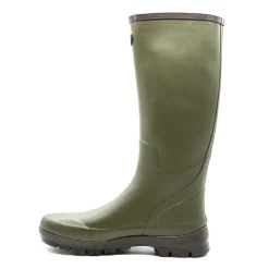 Bottes Marly antidérapantes caoutchouc naturel kaki 37 à 48*Percussion