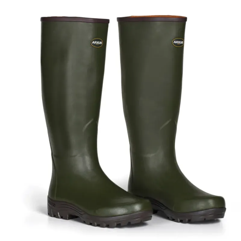 Bottes Mono Hunting Green confort caoutchouc kaki 40 à 46*Arxus Discount