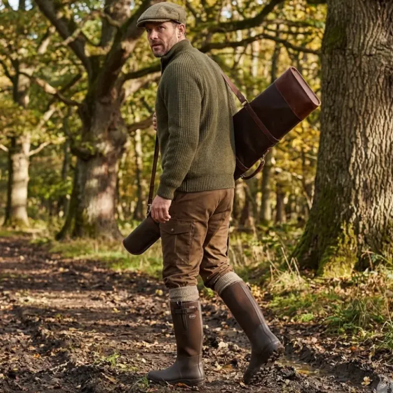 Bottes Primo Country Zip textile rip-stop Marron Foncé 40 à 46*Arxus Clearance