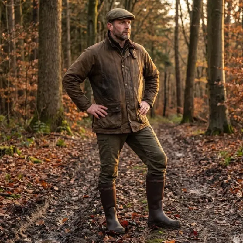 Bottes Primo Country Zip textile rip-stop Marron Foncé 40 à 46*Arxus Clearance