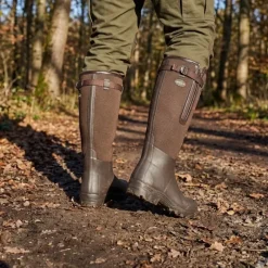 Bottes Primo Country Zip textile rip-stop Marron Foncé 40 à 46*Arxus Clearance