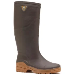 Bottes Optimum résistantes lisier et hydrocarbures marron*Rouchette Hot