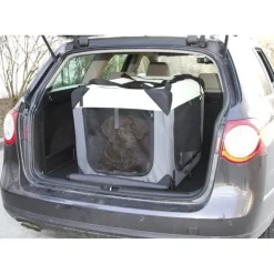 Box de transport chien démontable en toile 91x63,5cm* Discount