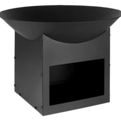 Brasero métal noir sur support Ø 57cm* Best
