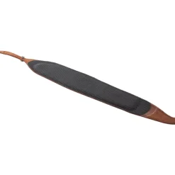 Bretelle fusil antidérapante large Cobra cuir véritable*Country Sellerie Best