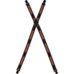 Bretelles Seri ® - Noir et Orange - Homme*Herock