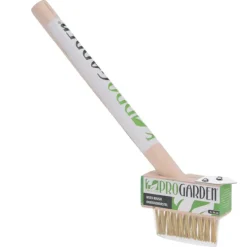 Brosse à mauvaises herbes 36 cm - Grattoir intégré en bois*Progarden Clearance