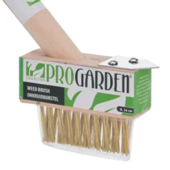 Brosse à mauvaises herbes 36 cm - Grattoir intégré en bois*Progarden Clearance