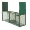 Cage piège acier galvanisé thermolaqué 150x50x60cm* Best