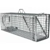 Cage-piège Hardy 3 ressorts trappe 60° 80x26x30cm* Hot