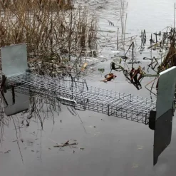 Cage-piège Strong trappe glissière 3 poignées 180x34x34cm* New