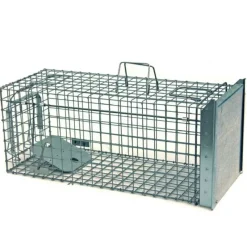 Cage-piège Strong trappe glissière 3 poignées 80X34X34 cm* Discount
