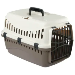 Caisse de transport chat 'Expedion' Gris PVC 45 x 30 x 30 cm* Discount