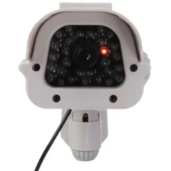 Caméra factice solaire LED clignotante ABS 210g 28x17,5x10 cm* Clearance