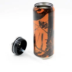 Canette Isotherme 500ml camouflage orange Ø 7cm H19 cm* New