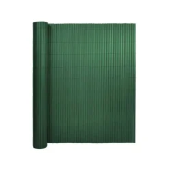 Canisse PVC occultant double face 1,5x5m vert - Kit complet avec fixation*