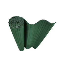 Canisse PVC occultant double face 1,5x5m vert - Kit complet avec fixation*