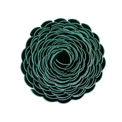 Canisse PVC occultant simple face 1,5x3m vert - Kit fixation inclus* Outlet