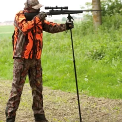 Canne de pirsh 1 pied automatique alu, hauteur 100-160cm* New