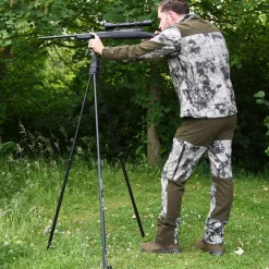 Canne de pirsh 3 pieds automatique alu, hauteur 100-160cm* Hot