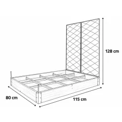Carré potager en bois de sapin avec treillis - 115x80x128cm* Sale