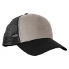 Casquette Capitole coton polyester respirant réglable gris noir*LMA Hot