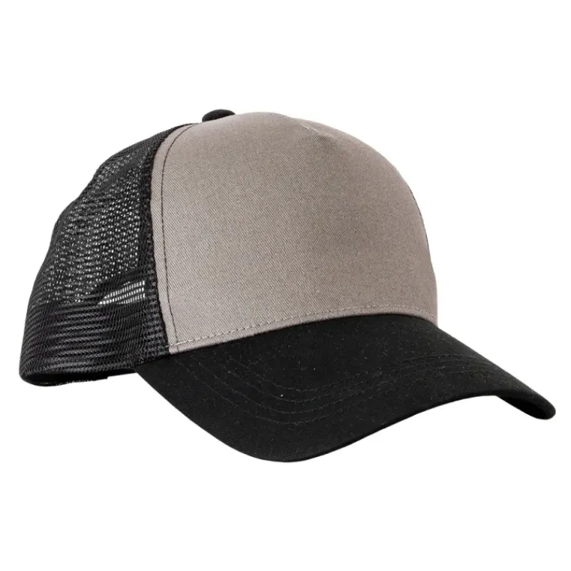Casquette Capitole coton polyester respirant réglable gris noir*LMA Hot